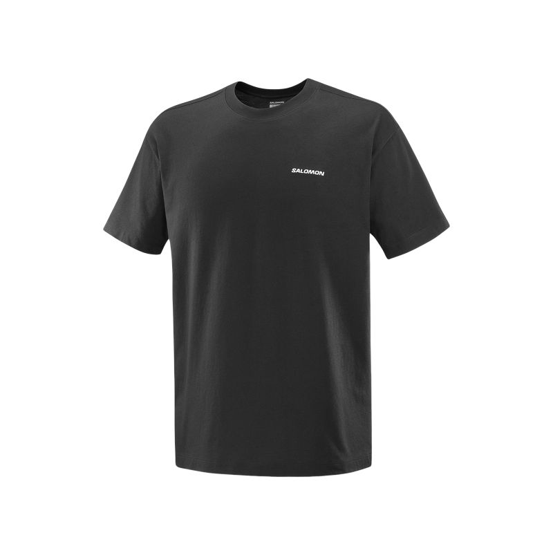 Мужская футболка Salomon LOGO RX T (черная)