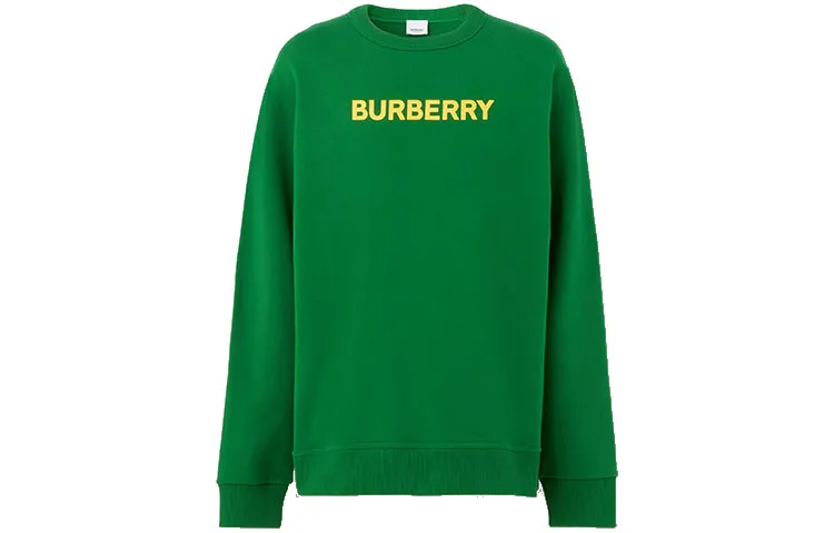 Burberry Logo Print Cotton Sweater