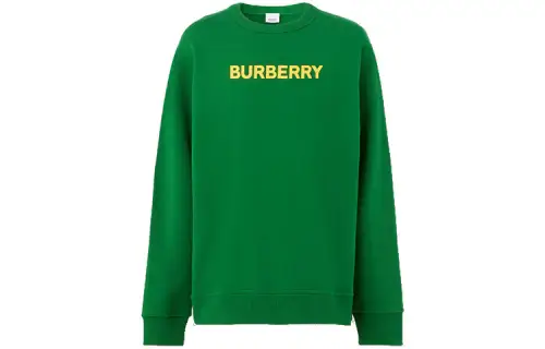 Burberry Logo Print Cotton Sweater