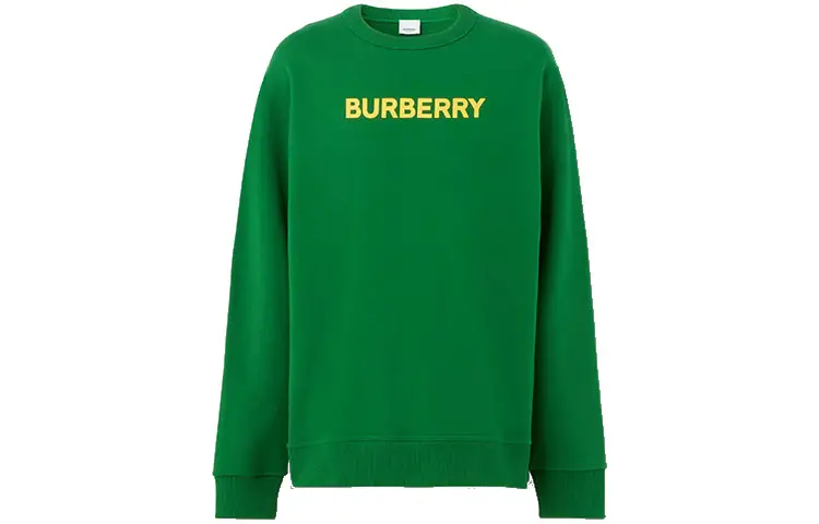 Burberry Logo Print Cotton Sweater