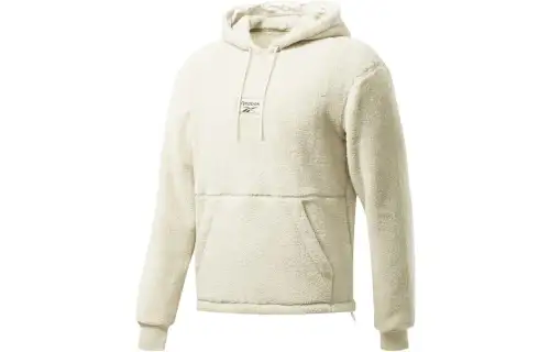 Reebok Sweatshirts Men's Khaki Hooded Moderate Regular