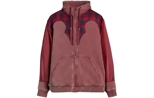 Maison Margiela Pendleton Yoke Drawstring Hoodie