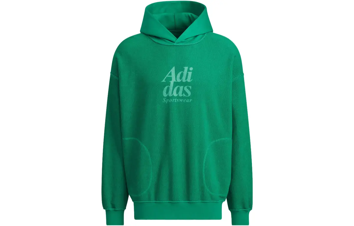 Adidas Reversible Hoodie Sweatshirt Unisex Smoke Green