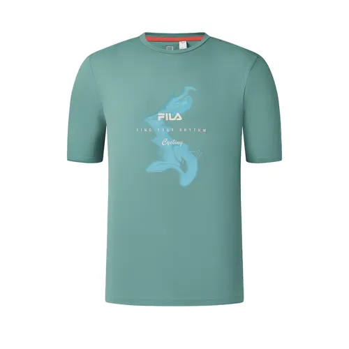 FILA CYCLING T Shirt Men's Tempered Copper Green