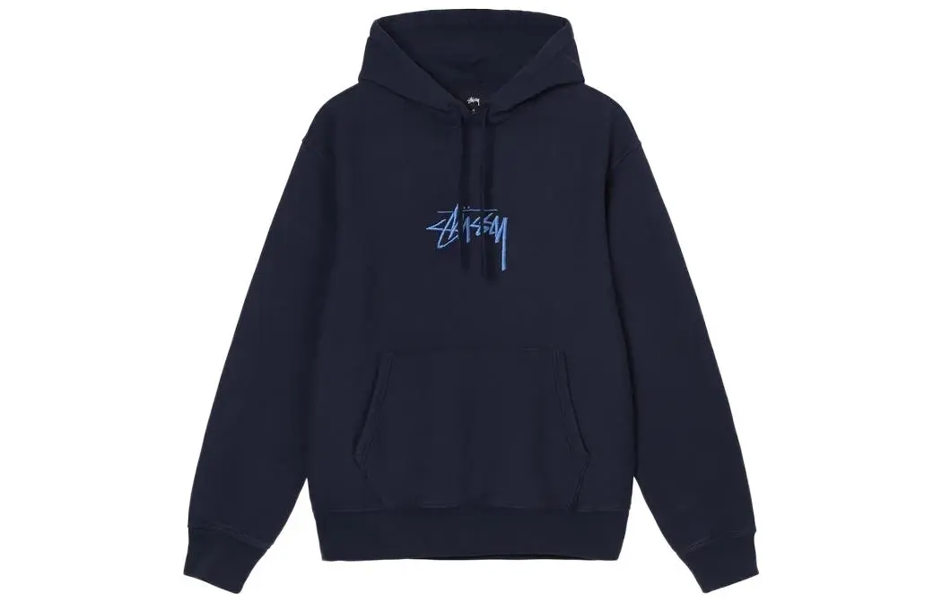 Stussy Stock Logo Applique Hoodie