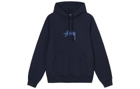 Stussy Stock Logo Applique Hoodie