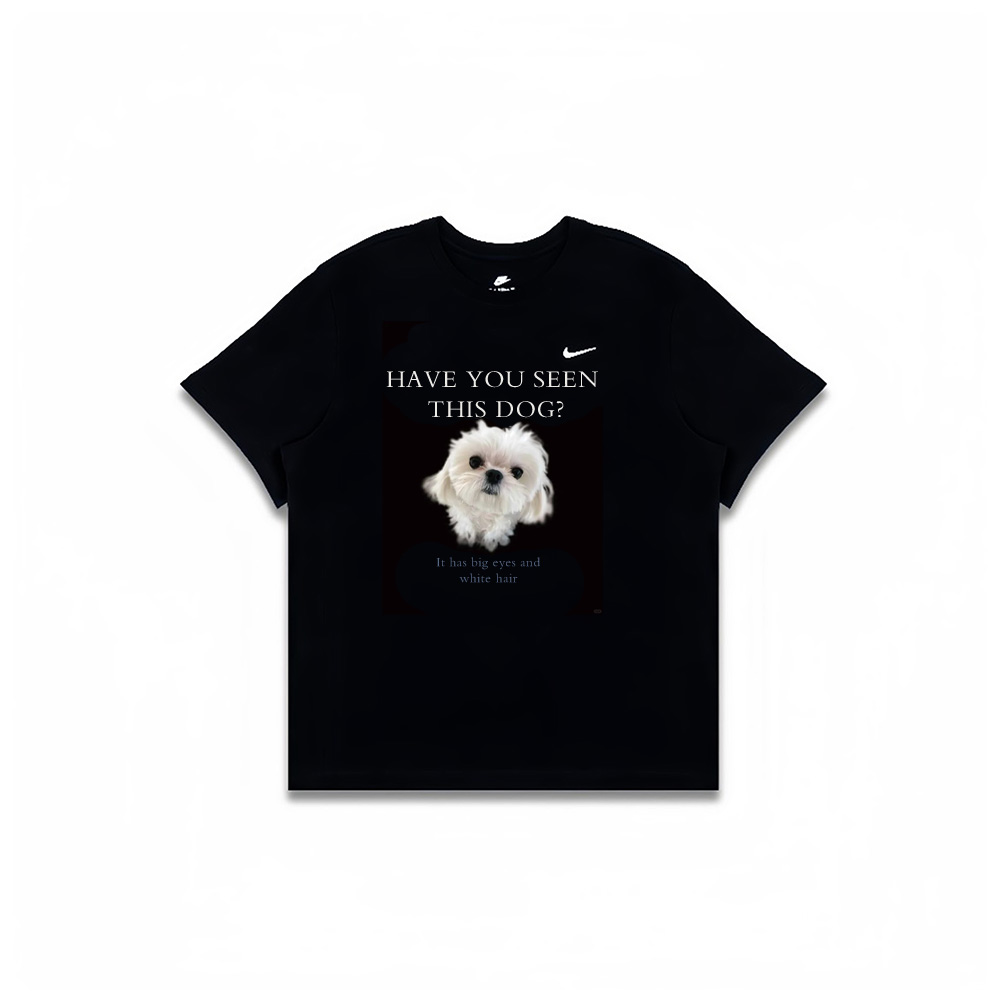 Nike, uniform, amber fresh breathable black short sleeve T-shirt, custom-made, print