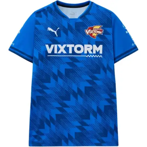 PUMA T Shirts Men's Blue Crew Neck Moderate Straight Fit