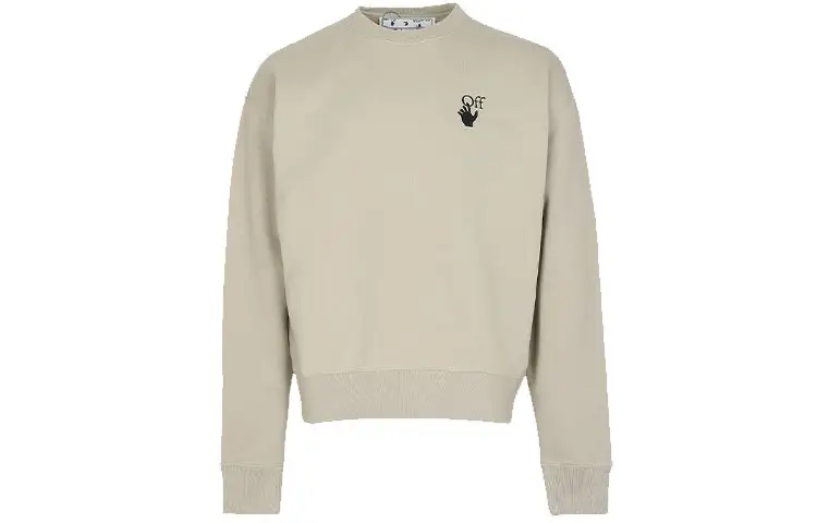 OFF WHITE Sweatshirt Men's Khaki
