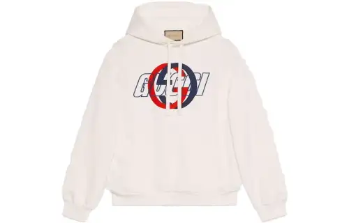 GUCCI Cotton Jersey Hooded Sweatshirt
