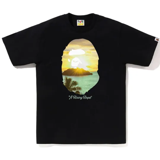 A Bathing Ape logo-print cotton T-shirt