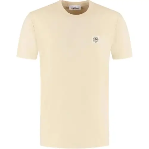 STONE ISLAND Logo Patch Short Sleeved T Shirt