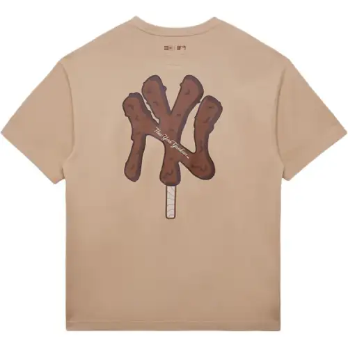 New Era T Shirt, Trendy And Versatile Men's Khaki