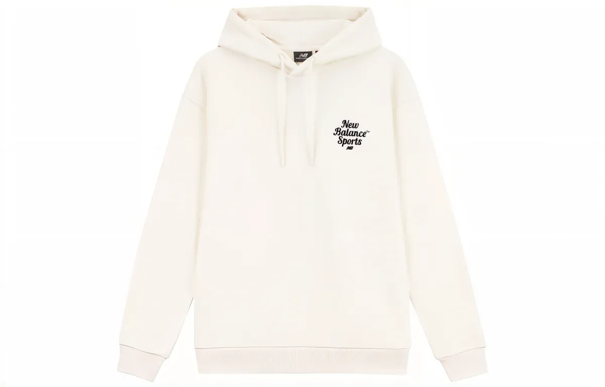 New Balance Sweatshirt Fall Winter Unisex White