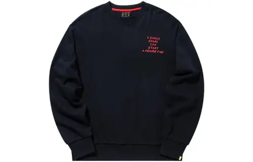 ANTA Variety Training Collection Sweatshirts Unisex Dream Black Crew Neck Moderate Regular