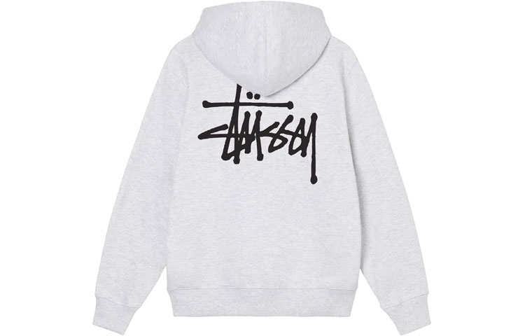 Худи Stussy SS22 Basic Zip Hood (черное)