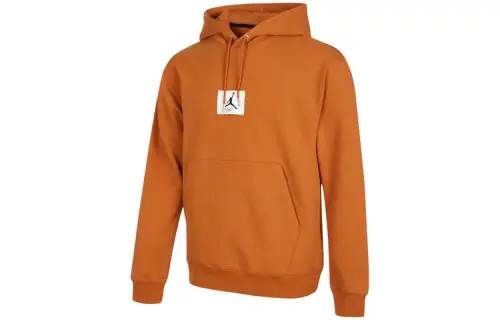 Jordan SS22 Sweatshirts Men's Brown Yellow Hooded Moderate Regular