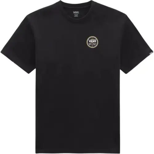 Vans T Shirts Men's Black Crew Neck Straight Fit