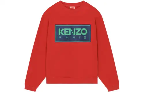 KENZO Logo Patch Crewneck Sweatshirt