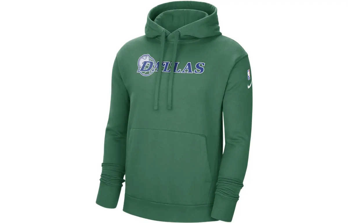 Nike Sweatshirts Men's Green Hooded Moderate