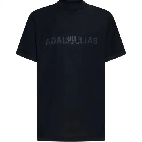 Balenciaga Logo Printed Crewneck T-Shirt
