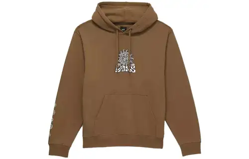 Vans SKATE CLASSICS Sweatshirts Unisex Tan Hooded Moderate Regular