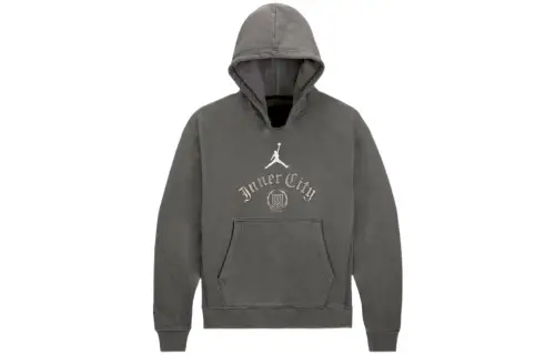Jordan HTG Sweatshirts Men's Gray Hooded Moderate Regular