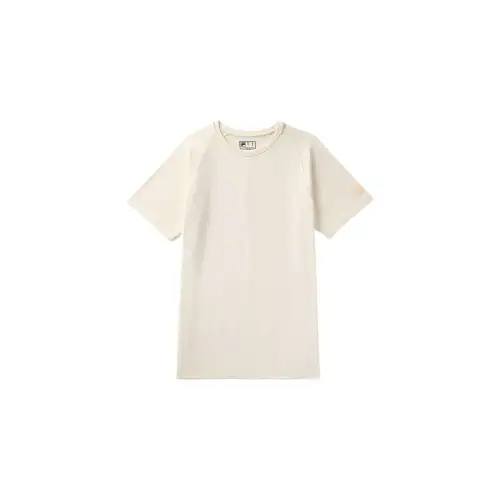 FILA T Shirts Men's Ecru Crew Neck