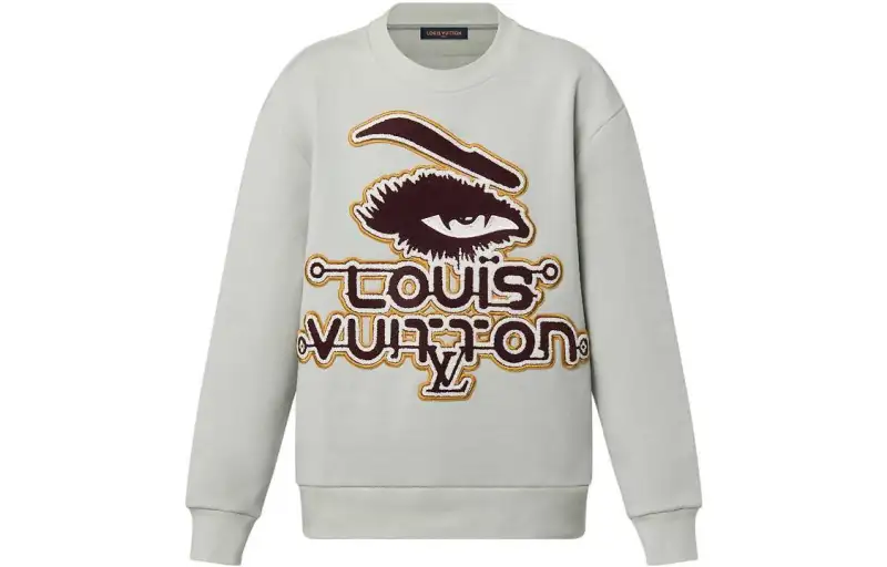 LOUIS VUITTON Sweatshirt Men's Light Green