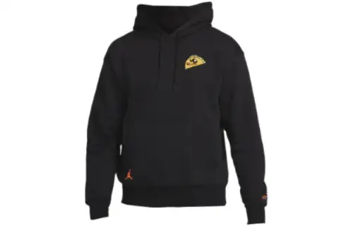 Jordan AS Sweatshirts Men's Black Hooded Moderate Regular
