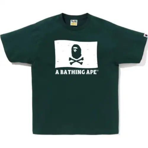 A BATHING APE T Shirts Men's Crew Neck Moderate Straight Fit