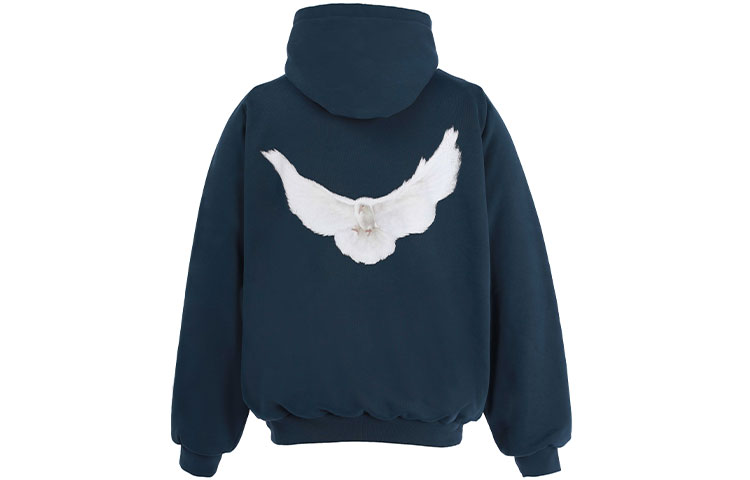 YEEZY Gap, hoody, long-sleeve, velvet dark blue sweatshirt for men and women, with your logo imprint