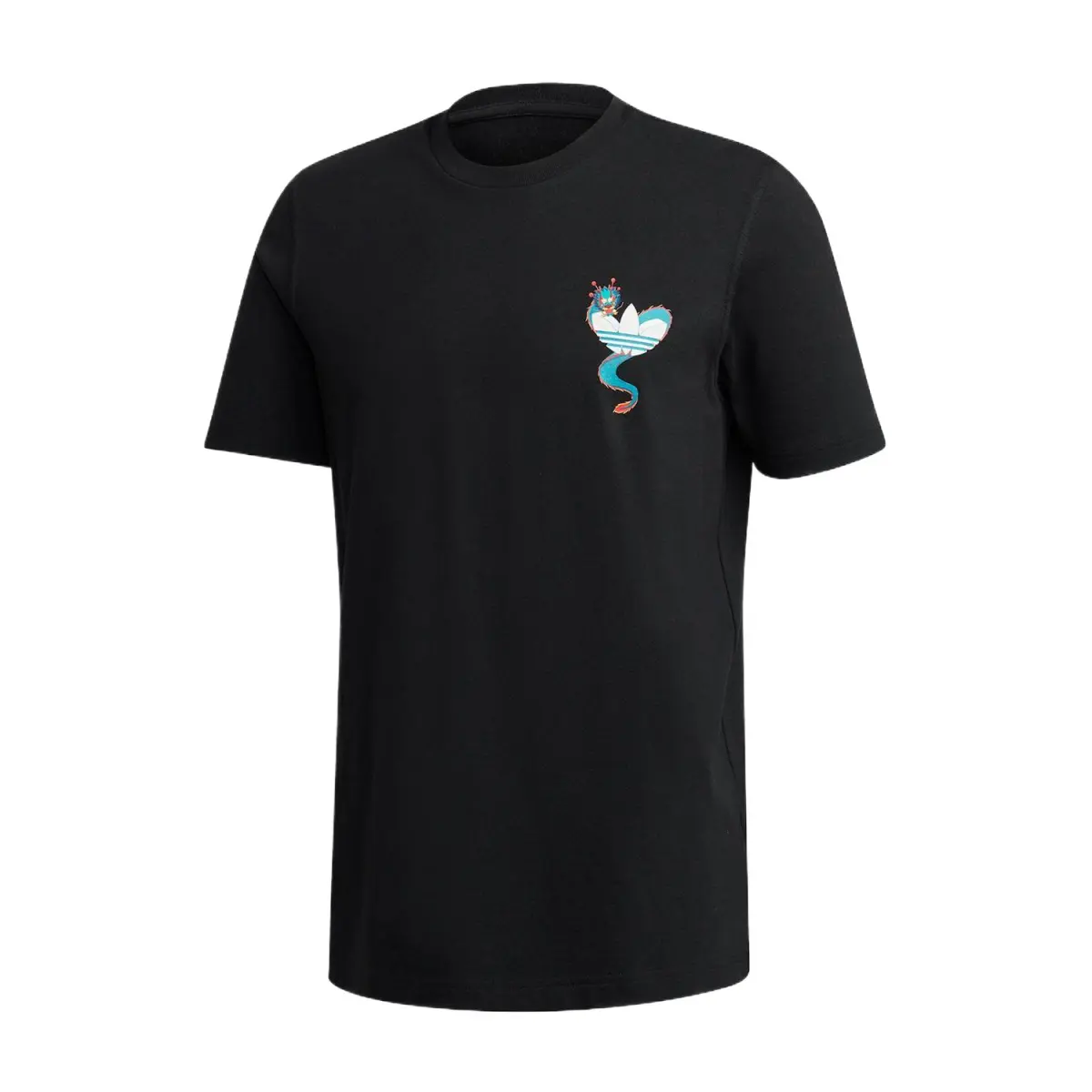 Adidas T-Shirts Men's Black Crew Neck Thin