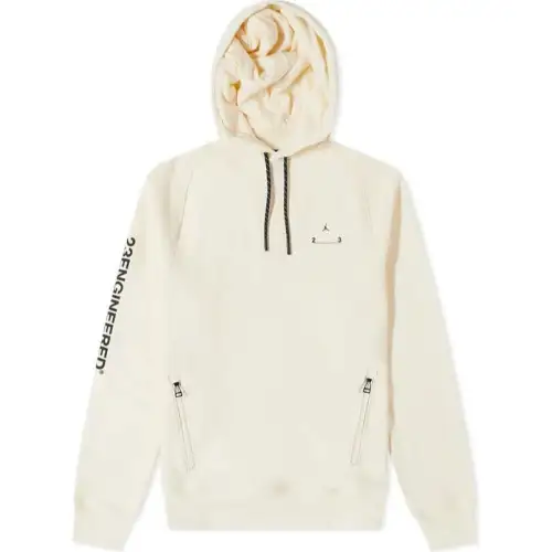 Jordan Sweatshirts Men's White Hooded Moderate