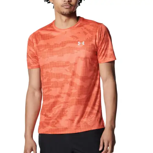 Under Armour Speed Stride T Shirt Men's Fire Red 847