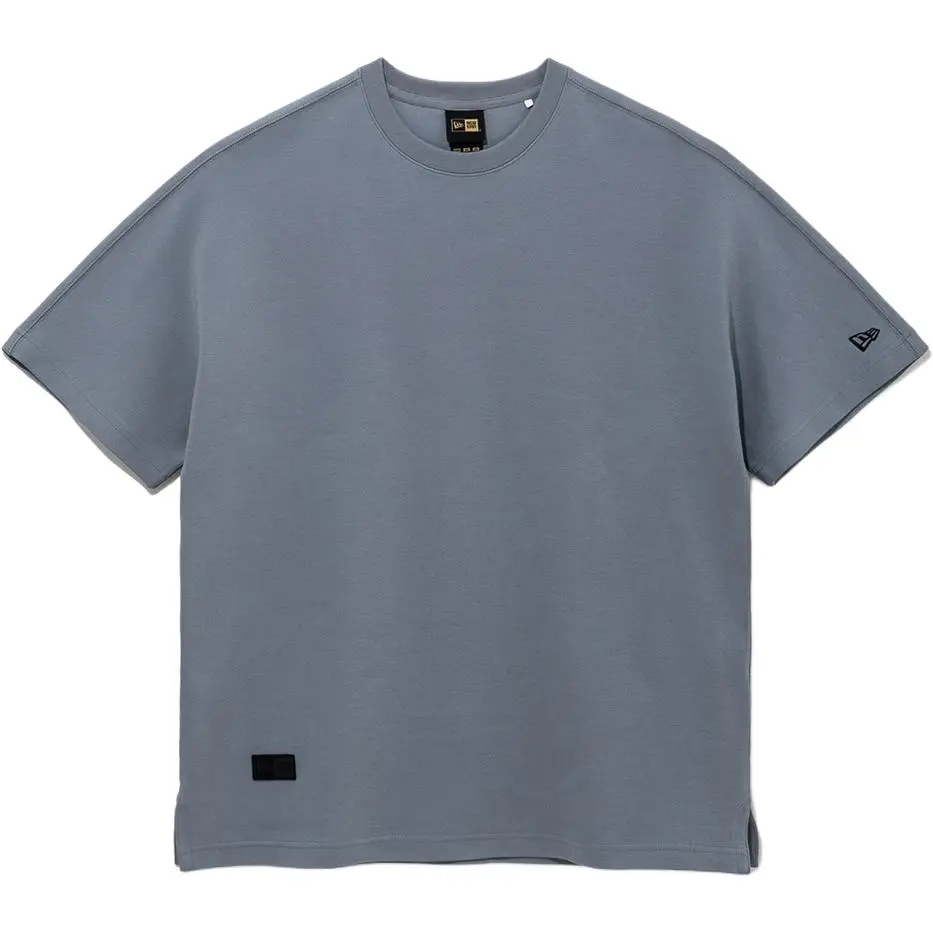 New Era T-Shirts Unisex Gray Crew Neck Moderate Straight Fit