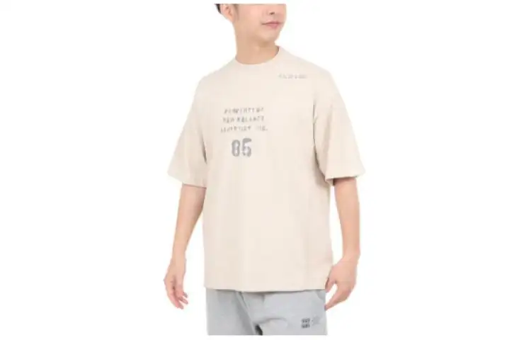 New Balance T Shirt Men's Beige