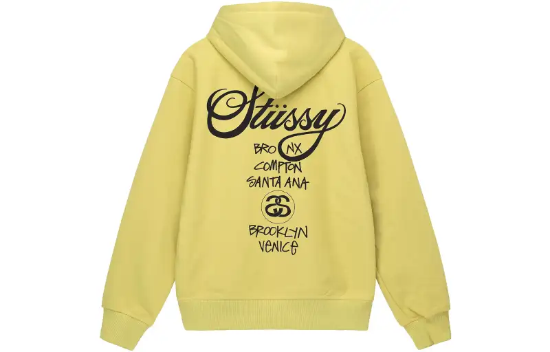 Stussy Sweatshirts Unisex Hooded Moderate Cardigan