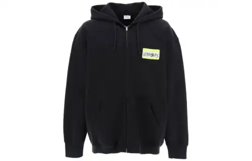 Vetements My Name Is Zip Up Hoodie