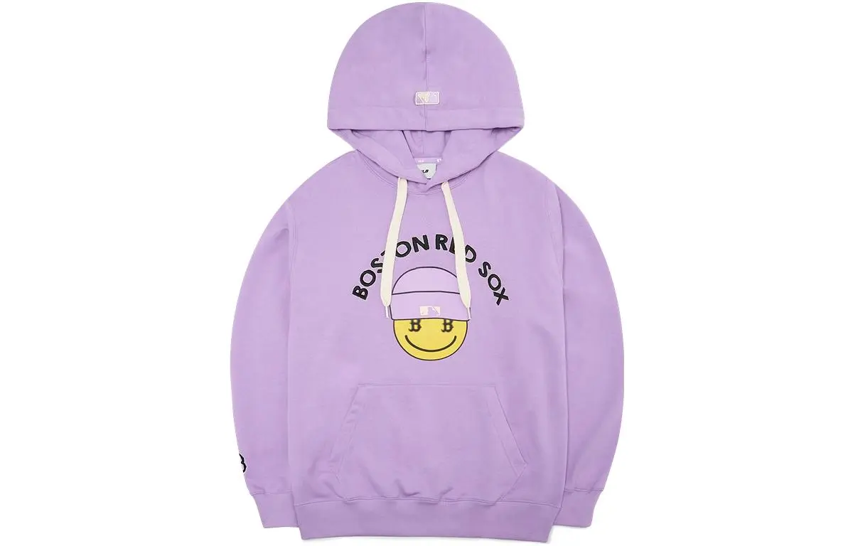 MLB Sweatshirts Unisex Purple Hooded (Non-detachable) Moderate