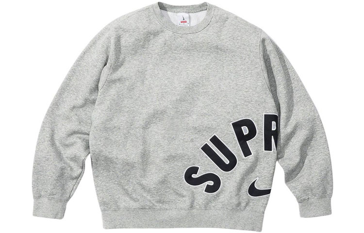 Supreme SS22 Week 14 X Nike Arc Crewneck Heather Grey