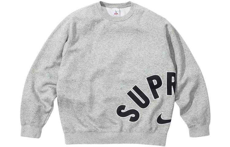 Supreme SS22 Week 14 X Nike Arc Crewneck Heather Grey