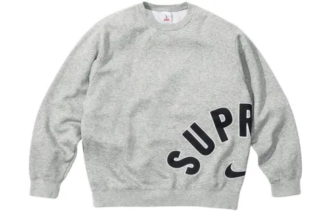 Supreme SS22 Week 14 X Nike Arc Crewneck Heather Grey