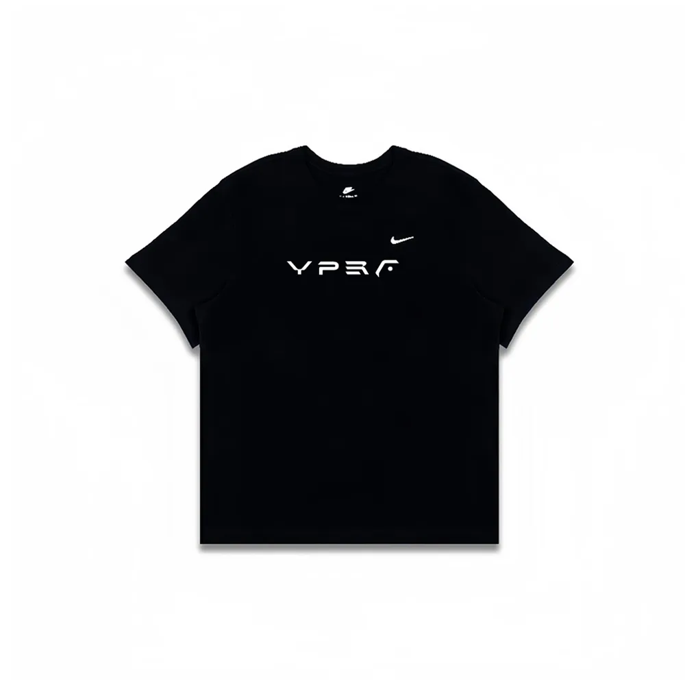 Nike T-Shirts Men's Black Crew Neck Moderate Straight Fit