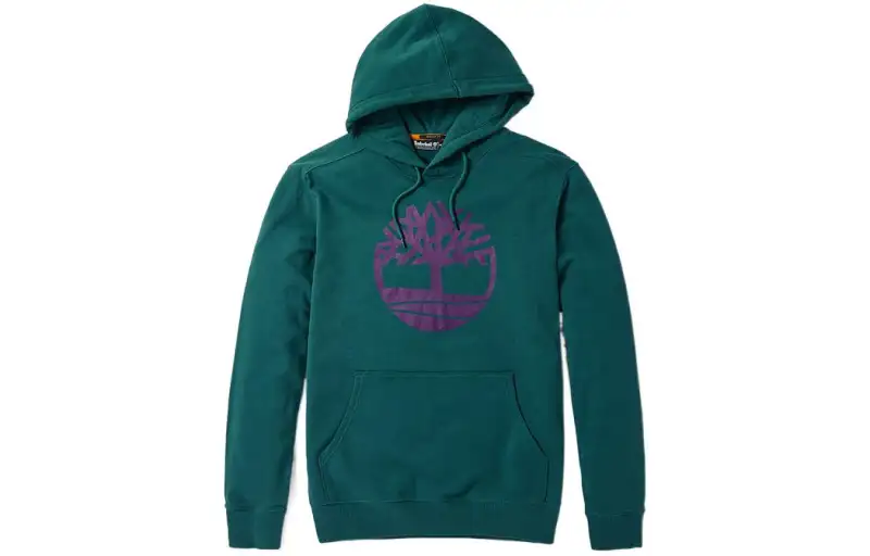 Timberland Sweatshirts Men's Green Hooded Thickened