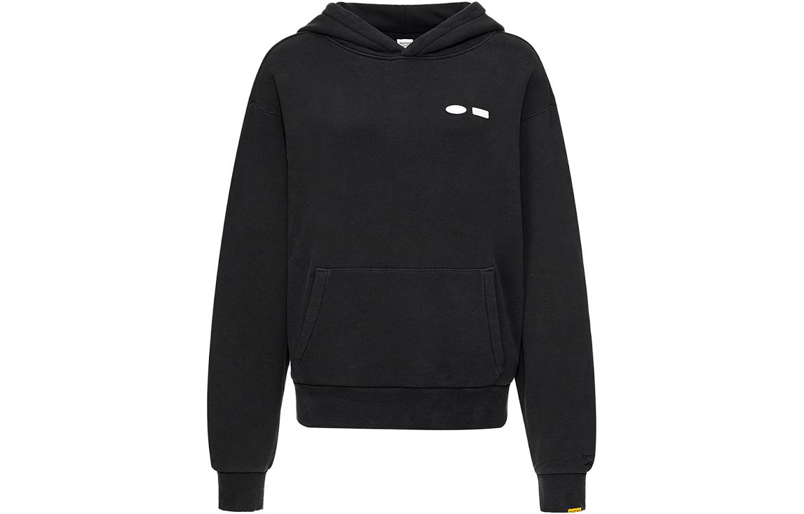 Reebok X Randomevent Sweatshirts Unisex Black Hooded Moderate Regular