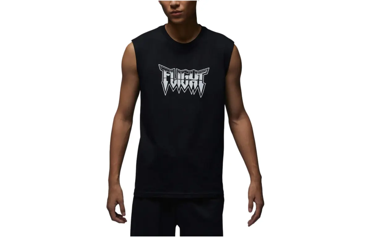 Jordan T-Shirts Men's Black Crew Neck Moderate Straight Fit