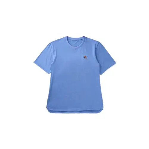 FILA T Shirts Men's Blue 474 Crew Neck Moderate