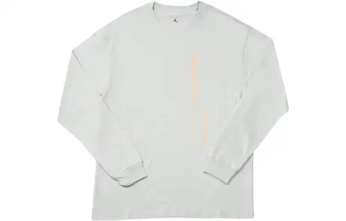 Jordan Sweatshirts Men's Pure White Crew Neck Moderate Other