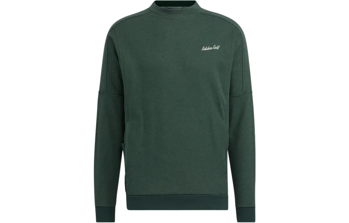 Adidas Sweatshirts Men's Green Crew Neck Moderate Regular